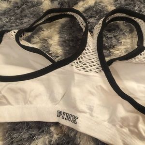 PINK push up sports bra